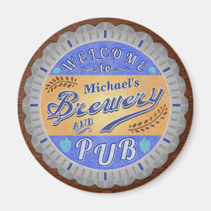 Imán Brewery Pub Personalizado Beer Botella Cap