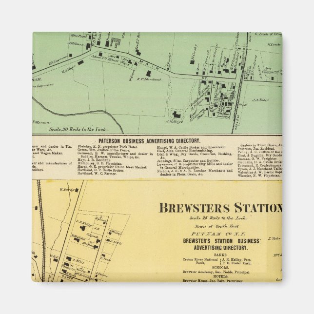 Imán Brewsters Sta, Patterson (Frente)