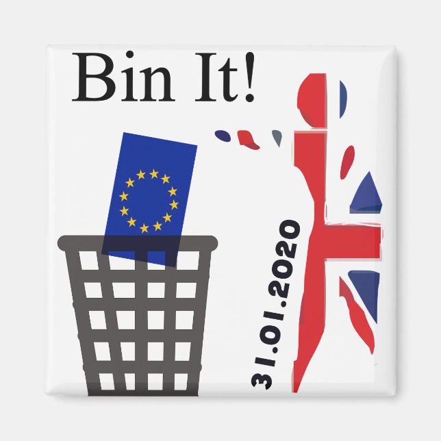 Imán Brexit 31.01.2020 - Reino Unido abandona la UE (Frente)