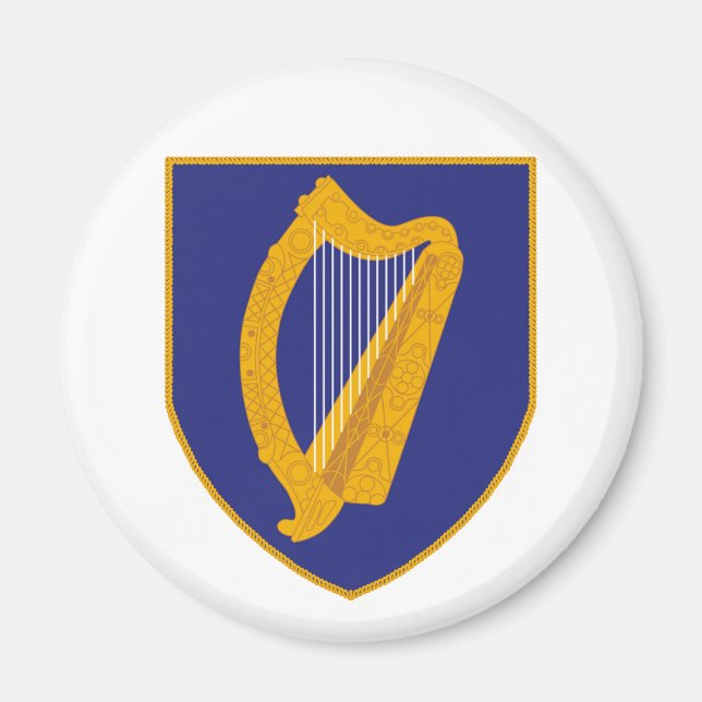 Imán Brian Boru Harp - Símbolo de Irlanda (Frente)