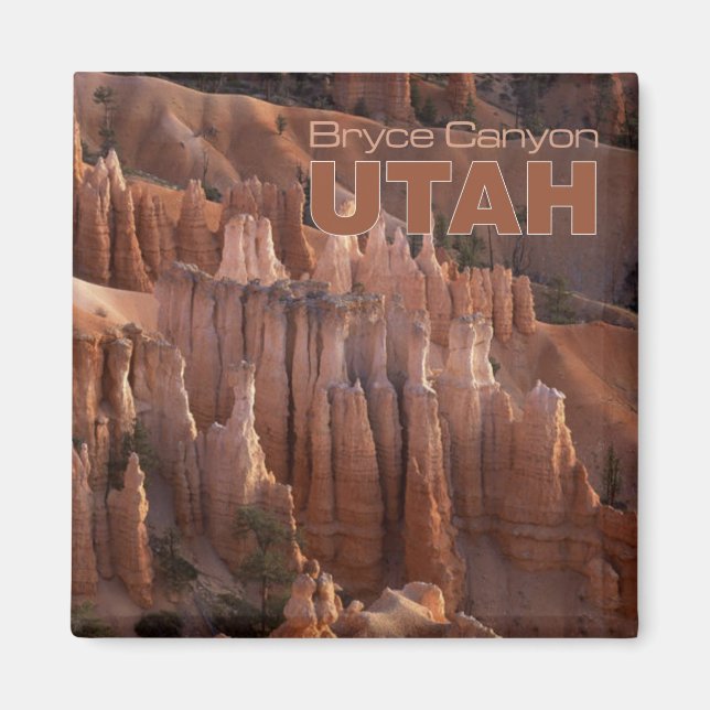 Imán Brice Canyon Foto Utah Souvenir Fridge Magnets (Frente)