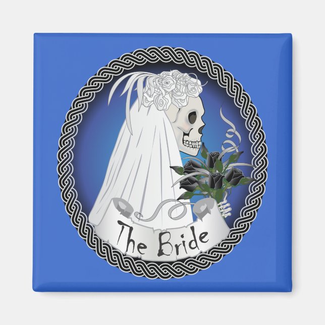 Imán Bridal Skull (Frente)