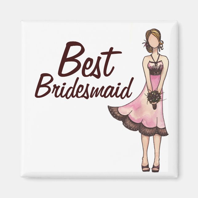 Imán Bridesmaid (Frente)