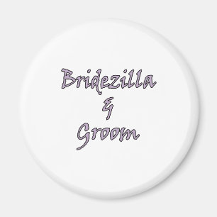 Imán Bridezilla y novio
