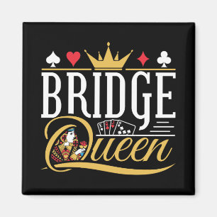 Imán Bridge Queen Card Game Women