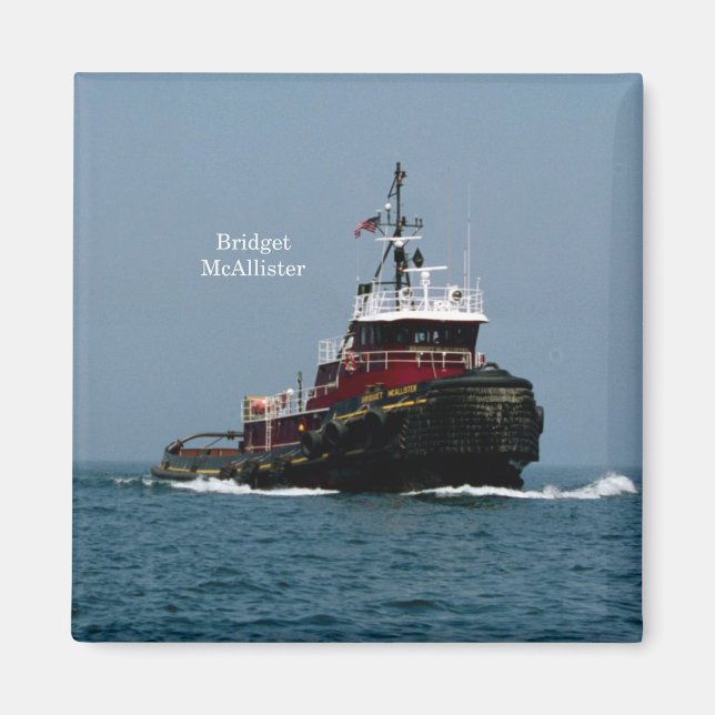 Imán Bridget McAllister imnet (Frente)