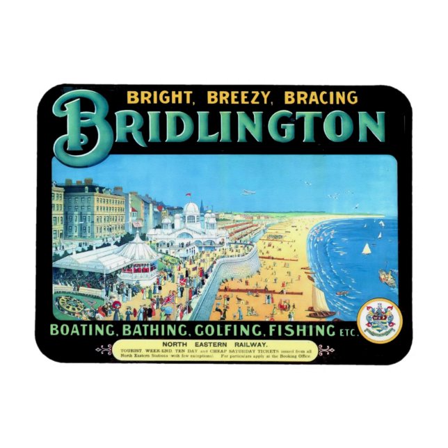 Imán Bridlington by the Sea (Horizontal)