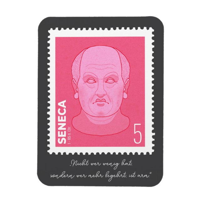 Imán Briefmarke Seneca -   (Vertical)