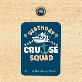 Imán Brigada Personalizada del Grupo Birday Cruise Funn