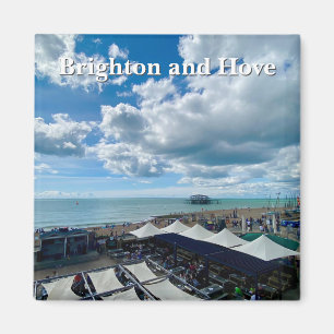Imán Brighton y Hove Beach en el verano