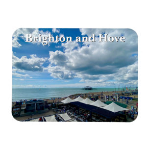 Imán Brighton y Hove Beach en el verano
