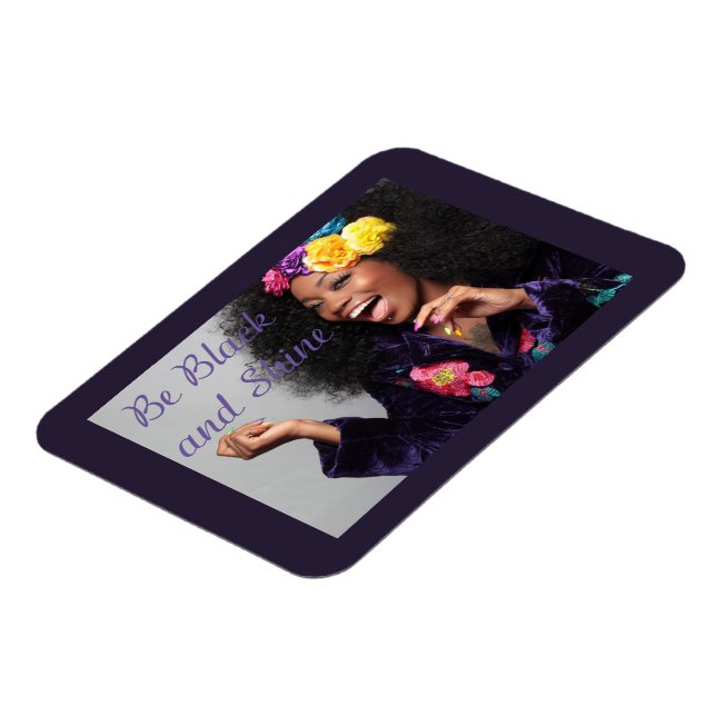 Imán Brilla 3x4 foto (Lado Izquierdo)