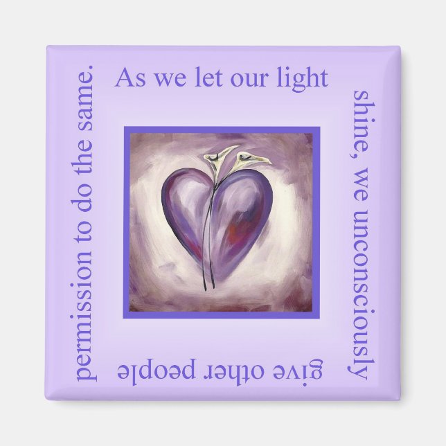 Imán Brilla tu luz (Frente)