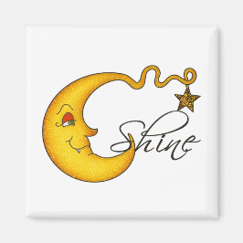 Imán Brillo lunar brillante con estrella