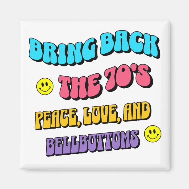 Imán Bring Back the ’70s (Frente)