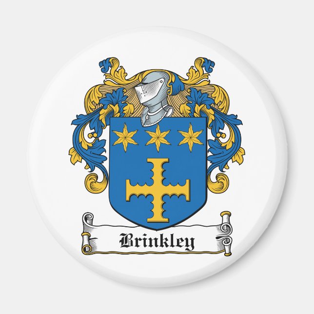 Imán Brinkley Family Crest (Frente)