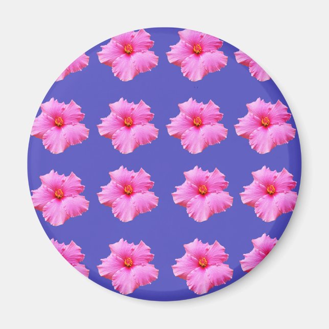 Imán Brisa de verano de Hibiscus,_ (Frente)