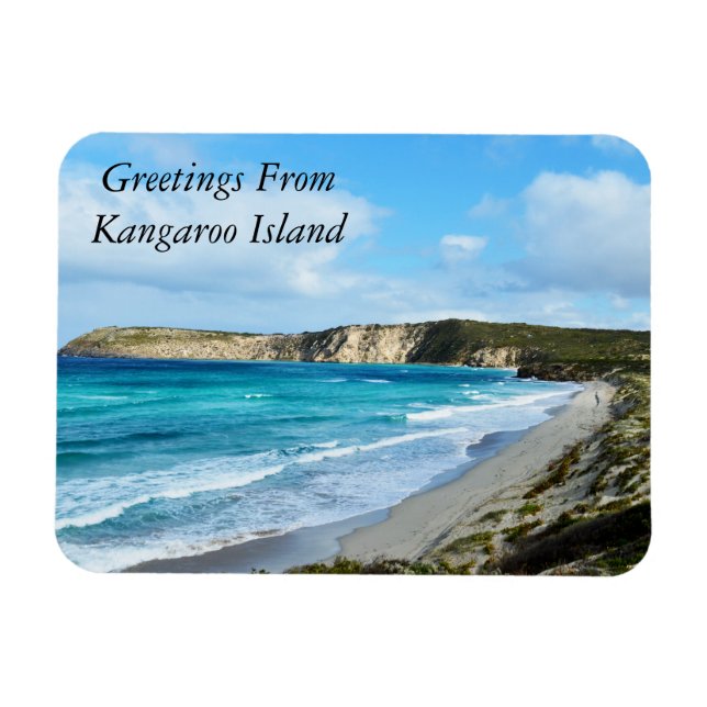 Imán Brisas oceánicas frescas, isla canguro, Australia, (Horizontal)
