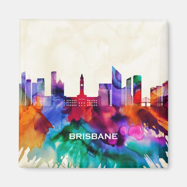 Imán Brisbane Skyline (Frente)