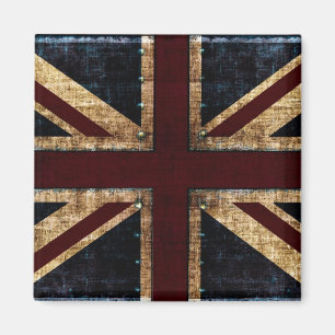 imán BRITÁNICO de la bandera del grunge