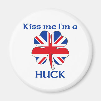 Imán Británico personalizado me besa, soy Huck