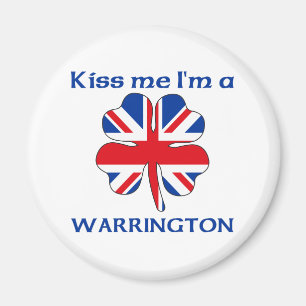 Imán Británicos personalizados me besan que soy