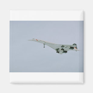 Imán British Airways Concorde en la pendiente final,