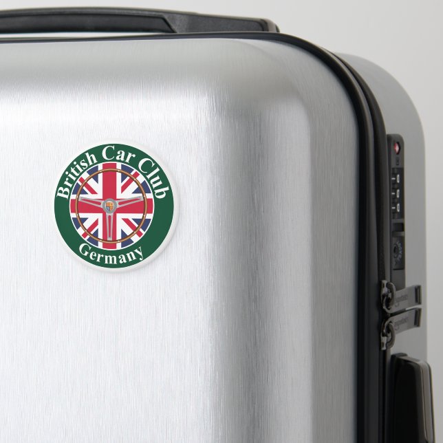 Imán British Car Club Magnet (In Situ (Equipaje))