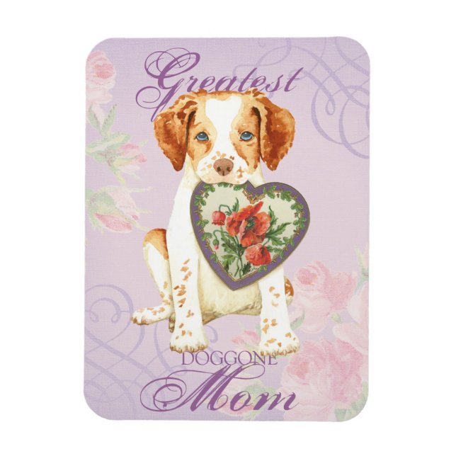 Imán Brittany Heart Mom (Vertical)