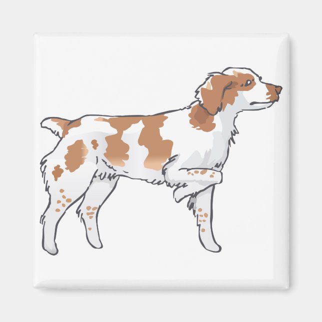 Imán Brittany Spaniel (Frente)