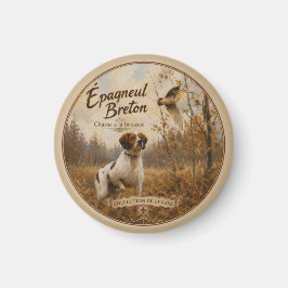 Imán Brittany Spaniel y chocha