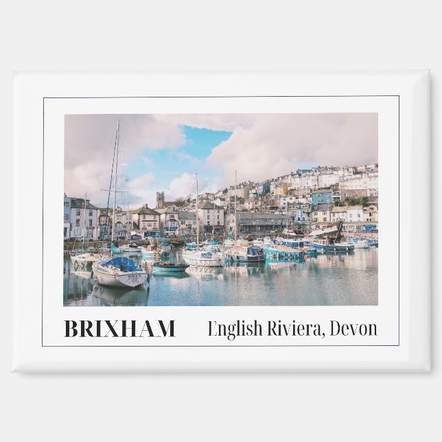 Imán Brixham, Riviera Inglesa, Devon, Inglaterra (Anverso)