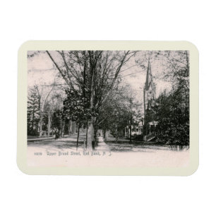 Imán Broad St., Red Bank, NJ 1906 Estilo de época