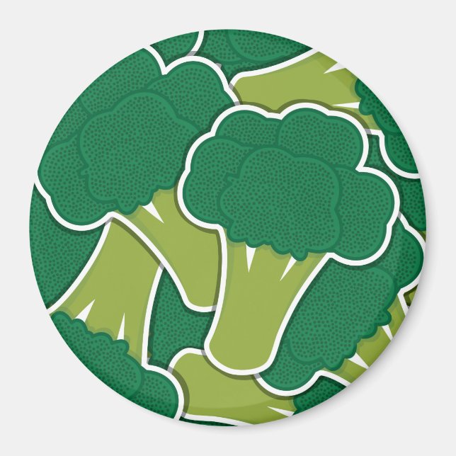 Imán Broccoli funky (Frente)