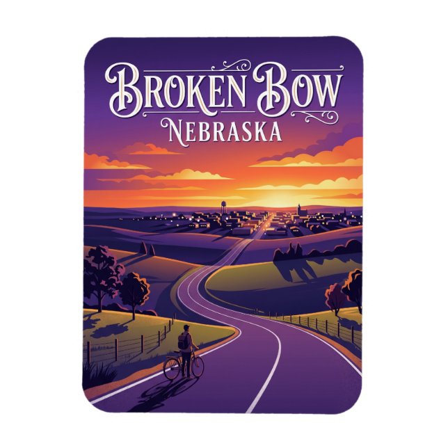 Imán Broken Bow EE. UU. (Vertical)