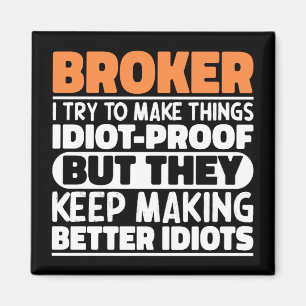 Imán Broker Intento Hacer Las Cosas Divertidas De Broke