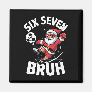 Imán Broma Bruh Fútbol Santa 67 Meme Navidad Xmas Pijam