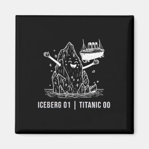 Imán Broma divertida Rms Titanic Iceberg Crucero Hombre