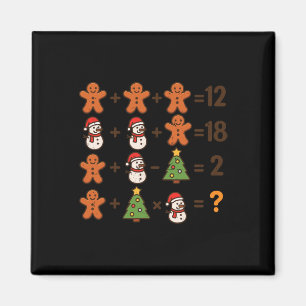 Imán Bromas Matemáticas 67 Orden Operación Navidad Mate