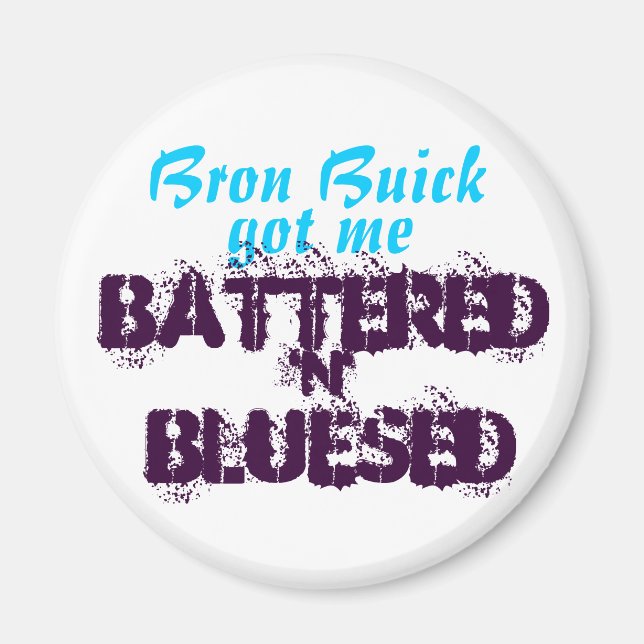 Imán Bron Buick me trajo... (Frente)