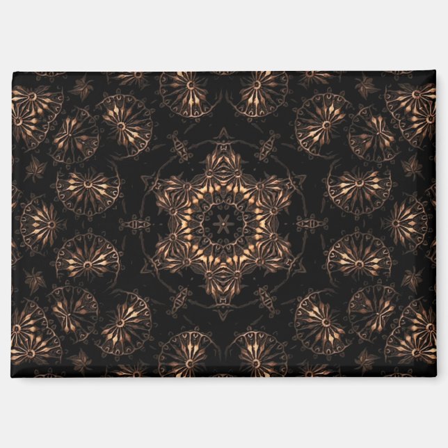 Imán Bronce Age Mandala (Anverso)