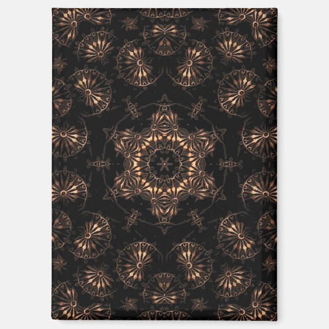 Imán Bronce Age Mandala (Anverso)