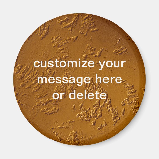 Imán Bronce metálico (Frente)