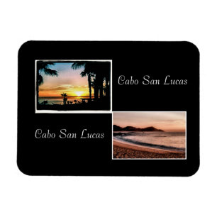 Imán bronceado, sol hacia abajo Cabo es hermoso