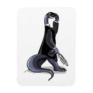 Imán Brontosauro Vestido Como Personaje De Película.