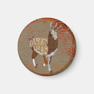 Imán Bronze Llama Magnet