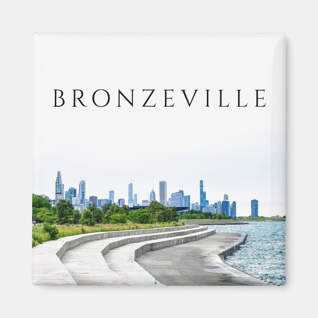 Imán Bronzeville Chicago (Frente)