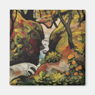 Imán Brook forestal de agosto Macke Expressionismo Vint