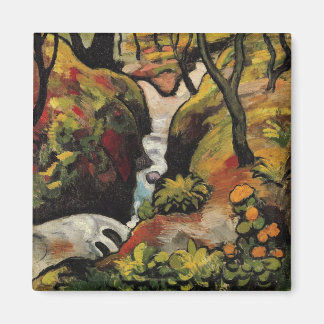 Imán Brook forestal de agosto Macke Expressionismo Vint