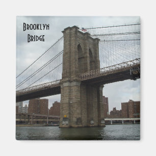Imán Brooklyn Bridge Photo Magnet New York